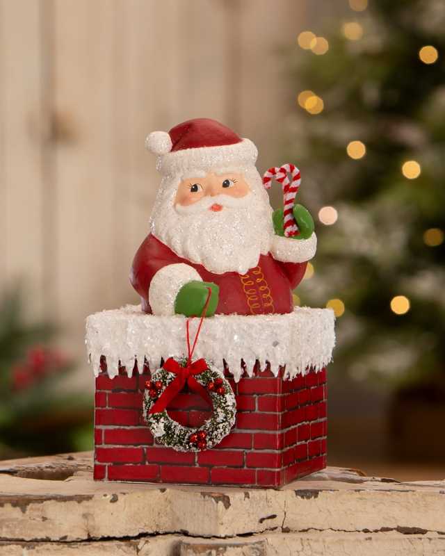 Ho Ho Santa Chimney Container